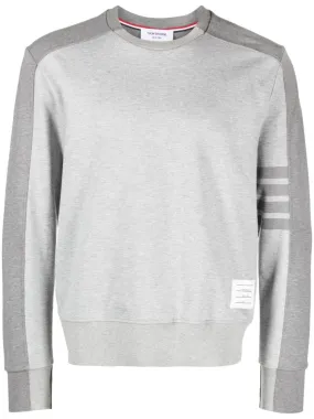 4-Bar Stripe Cotton Sweatshirt